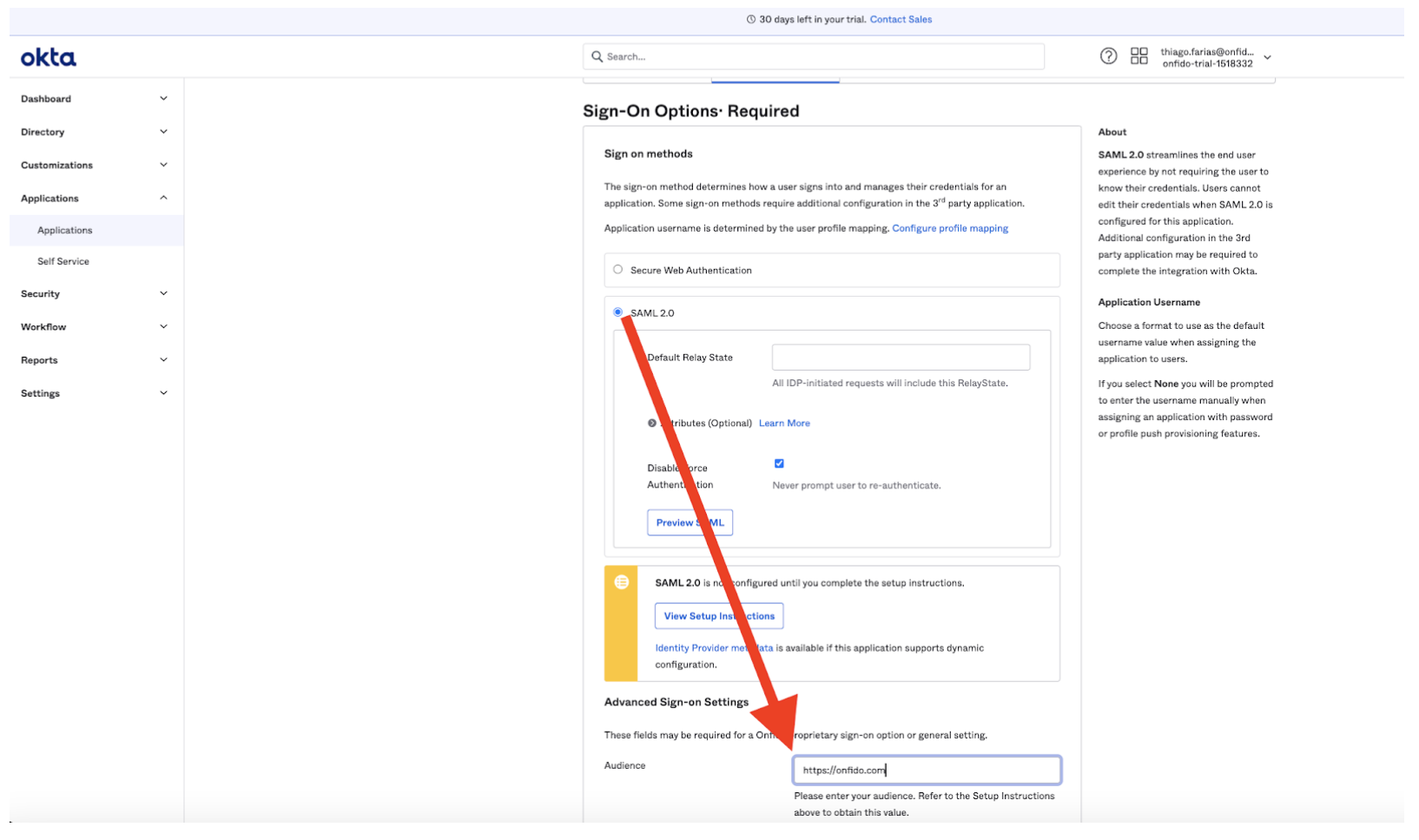Single Sign On - How can I set up SSO using OKTA