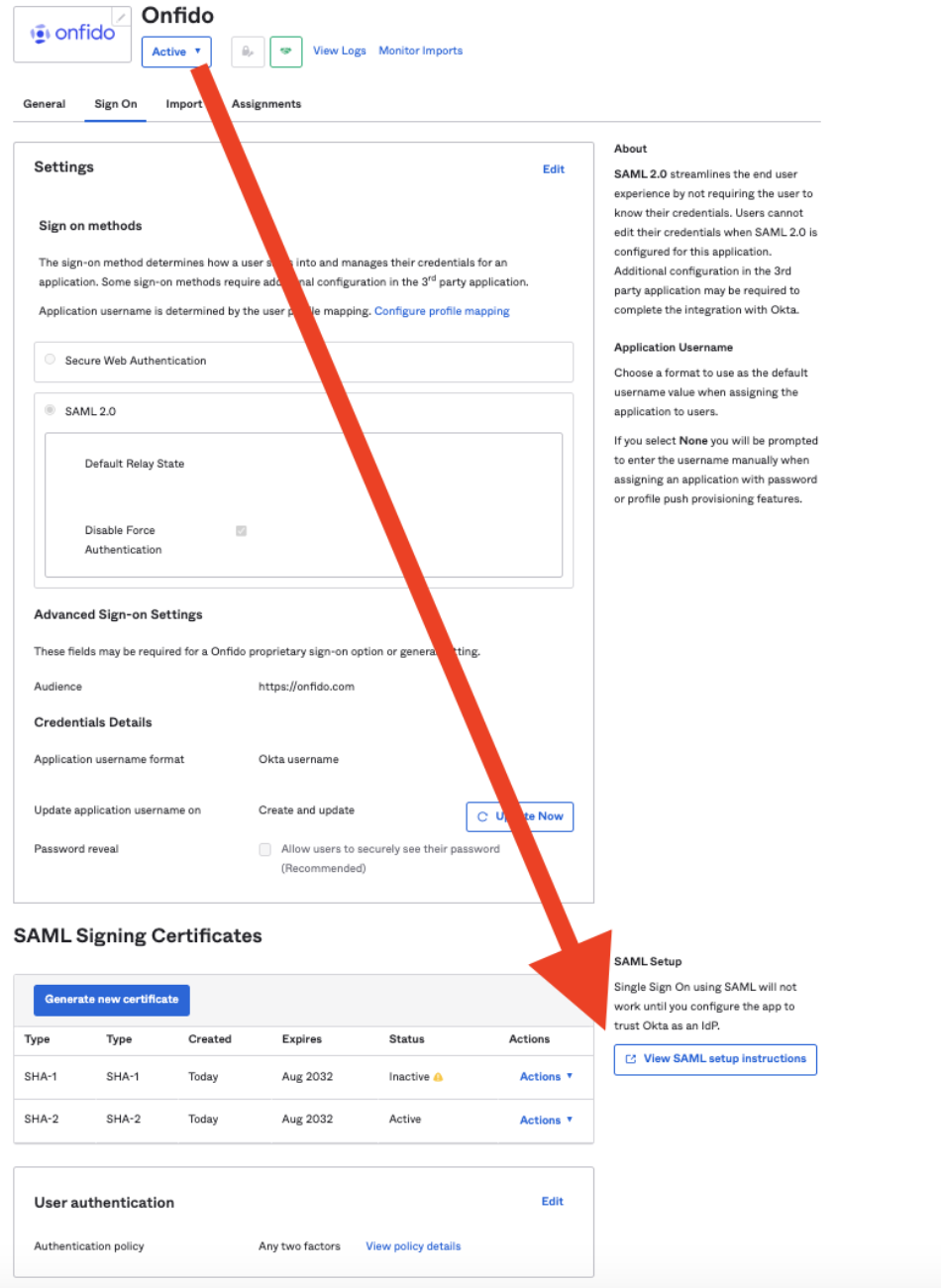 Single Sign On - How can I set up SSO using OKTA